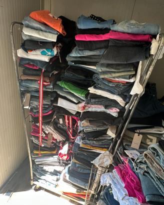 Stock Jeans Nuovi Donna Brand Evegreen Deadstock