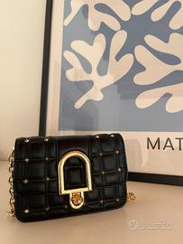 Borsa Gaudi nera con borchie 