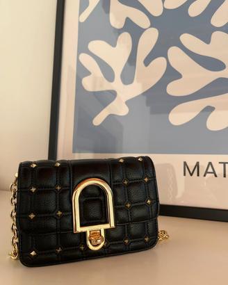 Borsa Gaudi nera con borchie 