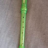 YAMAHA TRANSLUCENT GREEN BAROQUE SOPRANO RECORDER