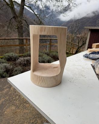 Tavolino legno massello