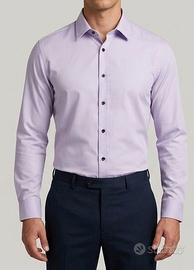 Camicia Uomo Lilla M No Stiro Non Iron