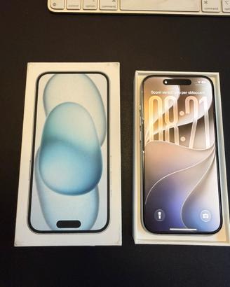 IPhone 15 128 GB Azzurro – con scatola e cavo