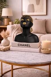 Luxury African Lady Sculpture – Modern Home Decor