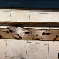 Attaccappanni con cappelliera 7 posti