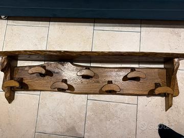 Attaccappanni con cappelliera 7 posti