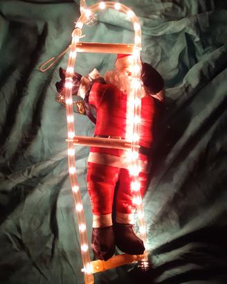 Babbo natale con luci