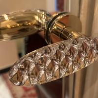 Maniglia per porta in cristallo Olivari collection