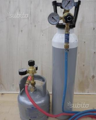 Sistema saldatura autogena ossigeno propano