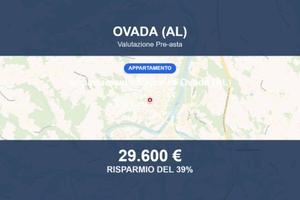 Immobile in asta di 87 m² con box auto a Ovada