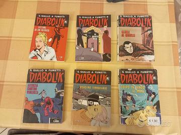 Set fumetti Diabolik