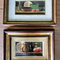 Coppia di Quadri Olio su Tela di Pasquale Moccia