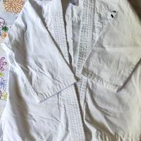Kimono bambino judo con cintura bianca(Decathlon)