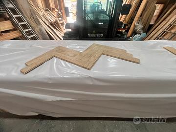 Parquet spina italiana rovere massello