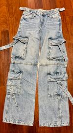 Jeans cargo Bershka