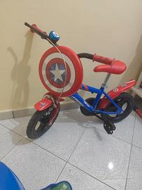 Bici bambino (capitan america)