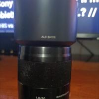 OBIETTIVO SONY 1.8/50 NUOVO POCO USATO