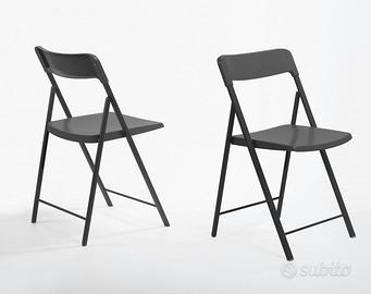 Sedie pieghevoli pezzani zeta nuova ed imballata