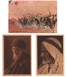 3 cartoline orig.ital. COLONIALISMO Zaptie anni'20