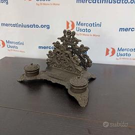 Calamaio e portalettere in ottone