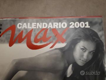 calendario max megan gale anno 2001 + rivista