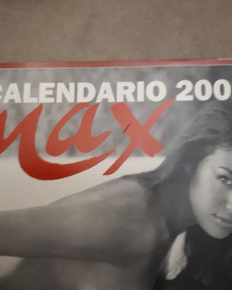 calendario max megan gale anno 2001 + rivista