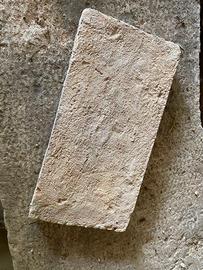 Tavelle antiche cotto Possagno pulite su bancale