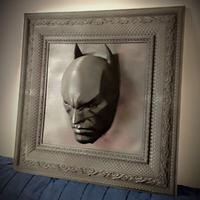 QUADRO 3D BATMAN TOTAL BLACK - POP ART - 40X40 CM