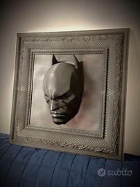 QUADRO 3D BATMAN TOTAL BLACK - POP ART - 40X40 CM