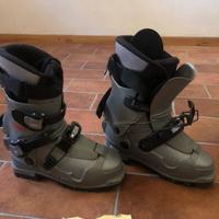 Scarponi Scarpa, usati da sci alpinismo