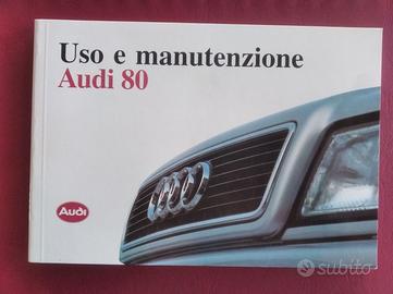 AUDI 80 80 Quattro USO e MANUTENZIONE originale