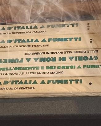 Storia a fumetti di Enzo Biagi anni 80 (5 libri)