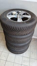 4 gomme 235/55/17 Continental e cerchi MAK Audi Q5