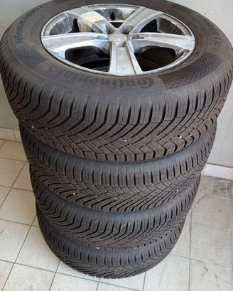 4 gomme 235/55/17 Continental e cerchi MAK Audi Q5