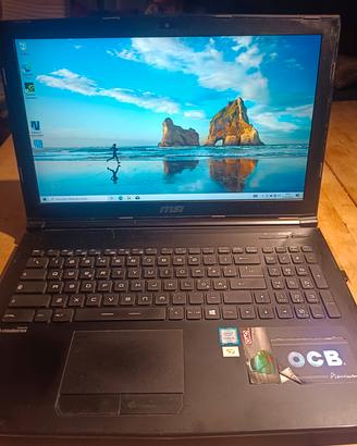MSI laptop I5 6300HQ mod.GE62 6QL ram 32gb DDR4