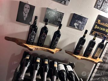 mensole in legno di ulivo 