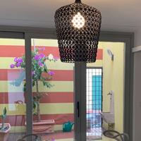 Lampadario kabuki sospeso nero seminuovo