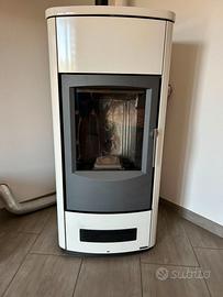 stufa pellet piazzetta p163 11kw canalizzata usata
