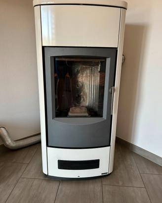 stufa pellet piazzetta p163 11kw canalizzata usata