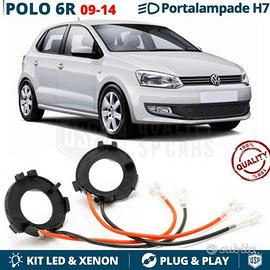 2 ADATTATORI montaggio KIT LED H7 per VW Polo 6R