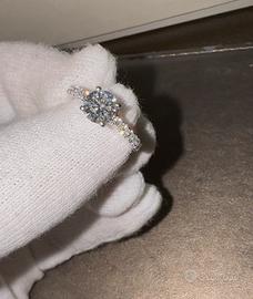 Anello Solitario con diamanti naturali 1.05ct