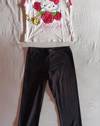 Set pantaloni 7/8 e T -Shirt 