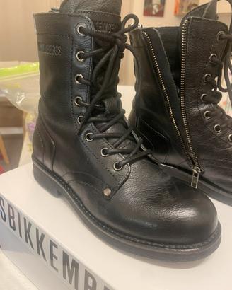 Bikkembergs stivaletto donna pelle nero nr 37