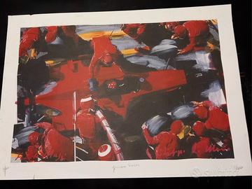 4  litografie FILIPPO DI  MARIO "Passione Rossa"