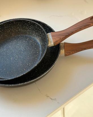 Padelle Tognana coppia per gas e induzione 24-28cm