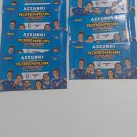 Lotto 9 Bustine Figurine Esselunga Panini, Azzurri