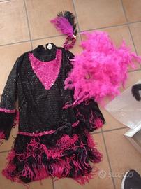vestito carnevale Charleston  tg 10/11 anni