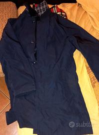 Trench uomo blu sartoria xl