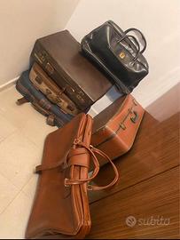 Lotto 6 Valigie e Borse Vintage -