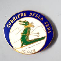 Spilla Pubblicitaria Smaltata Sci Club - Corriere